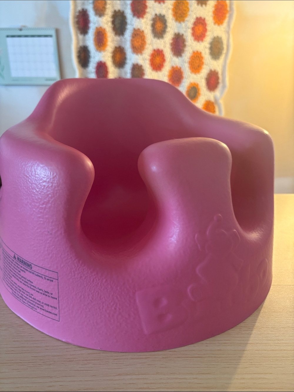 Baby Floor Seat in Pink - Supportive Infant Seating